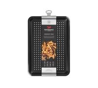 Tala Performance Plaque de cuisson perforee 39,4 x 26,8 cm, acier au carbone 1 mm, revetement antiadhesif Eclipse, pour frites au four et pizza