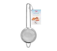 Tala Petite Passoire 8 cm en Acier Inoxydable Tamis Fin avec Double Support pour Thé en Vrac Sucre Glace Cacao Farine Fruits Sauces et Pâtisserie