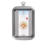 Tala Plat à Rôtir Moyen Poêle Antiadhésive avec Larges Poignées Plates Plateau de Cuisson à Répartition Uniforme de la Chaleur Ustensile de Base pour la Pâtisserie 25 cm x 18 cm, Gris