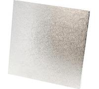 Tala Plateau à Gâteau Carré 30cm/12", Ultra Résistant avec une Épaisseur de 12mm, Base en Feuille d'Argent, Idéal pour les Gâteaux Lourds