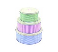 TALA RETRO BOÎTE A GÂTEAU ROND LOT DE 3
