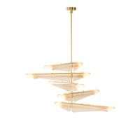 Tala Sycamore 5 Plafonnier Laiton/Rose Rose