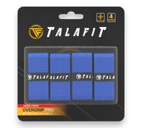 TALAFIT Pack 4 Grip Padel - SURGRIP Padel- Grip Tennis - Grips Raquette Padel - PERCAGES- Accessoires Padel - Maximum Grip (Bleu)