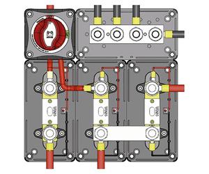 Talamex Isolateur De Barre Omnibus Double Forte Charge 100a