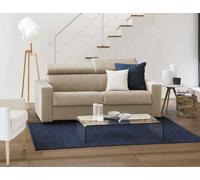 Talamo Italia - Canapé lit 2 places Afra, canapé de salon avec ouverture pivotante, appuie-tête réglables et accoudoirs standards, 100% Made in Italy, 180x95h85 cm, Beige