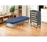 Talamo Italia - Lit Pliant Rosalba, lit Pliant à 15 Lattes, lit bébé Peu encombrant, 100% Made in Italy, 80x200h40 cm, Matelas à mémoire de Forme Inclus