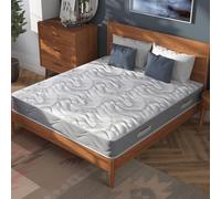 Talamo Italia Matelas carré et demi Dorado, support pour le repos, matelas pour chambre à coucher, soutien pour le sommeil, fabriqué en Italie, 120 x 190 h 25 cm, blanc