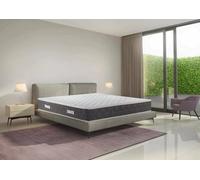 Talamo Italia - Matelas double Carpo, matelas en mousse à mémoire de forme, matelas ergonomique, matelas à ressorts ensachés, 100% Made in Italy, 160x190xh28 cm