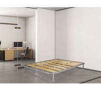 Talamo Italia - Sommier double Anagaia, Sommier orthopédique à lattes larges, 100% Made in Italy, 160x190h31 cm