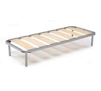 Talamo Italia - Sommier simple Mariaclaudia, Sommier orthopédique à lattes larges, 100% Made in Italy, 80x190h 31 cm