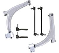 TALAMOYI Kit de suspension avant 6 pièces Bras de commande inférieur compatible avec Pontiac G6 2005-2010, Chevrolet Malibu 2004-2012, Saturn Aura 2007-2009