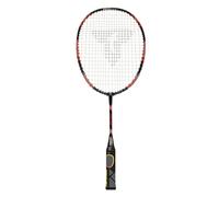 Talbot-Torro, 419612, raquette d´initiation ELI MINI 53cm, manche et tamis isométrique adaptés à l´apprentissage du badminton, noir-jaune-rouge