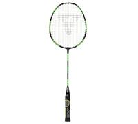 Talbot-Torro 419614 ELI TEEN - Raquette d'Initiation 63cm - manche ovale et tamis isométrique adaptés pour l'apprentissage du badminton - noir-jaune-verts