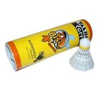 Talbot Torro - Volants de badminton ELI - Tube 6, jupe blanche, vitesse moyenne, tête mousse dure