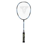 Talbot-Torro Raquette d'Apprentissage de Badminton ELI Junior, Longueur Raccourcie 58 cm, Poignée d'Apprentissage, Tête en Forme de Goutte, idéale pour le Sport et l'Entraînement Scolaire