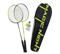 Talbot Torro Set de badminton Magic Night LED, 2 raquettes, 2 volants, sac de transport