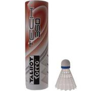 Talbot Torro shuttlecocks Tech 350 blanc / bleu 6 pièces Blanc G