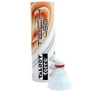 Talbot Torro shuttlecocks Tech 450 blanc / rouge 6 pièces Blanc G