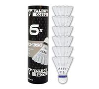 Talbot Torro shuttlecocks Tech 350 blanc / bleu 6 pièces Blanc G