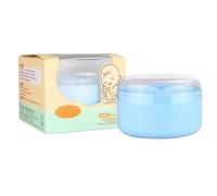 Talc pour Bébé avec Puff Et Boîtier Poudre Corporelle Poudre Puff | Étui Éponge Pour Parents Assistantes Maternelles Soins Bébé