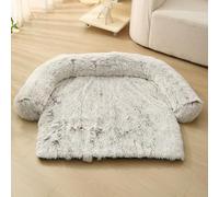 TALCON Housse de canapé pour chien et animal de compagnie - Tapis orthopédique en peluche douce apaisante avec base antidérapante, pour soulager le sommeil amélioré, pour chiens de petite, moyenne et