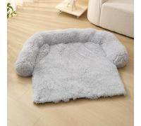 TALCON Housse de canapé pour chien et animal de compagnie - Tapis orthopédique en peluche douce apaisante avec base antidérapante, pour soulager le sommeil des chiens de petite, moyenne et grande