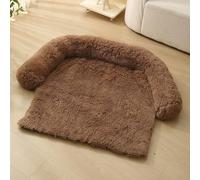 TALCON Housse de canapé pour chien et animal de compagnie, tapis orthopédique en peluche douce apaisante avec base antidérapante, pour soulager le sommeil amélioré, pour chiens de petite, moyenne et