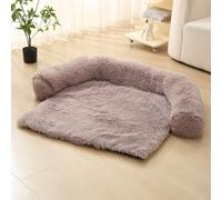TALCON Housse de canapé pour chien et animal de compagnie - Tapis orthopédique en peluche douce apaisante avec base antidérapante, pour soulager le sommeil amélioré, pour chiens de petite, moyenne et