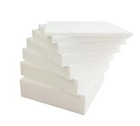 TALCON Plaque de mousse haute densité 50D en mousse de rembourrage ferme pour coussins, canapé, lits, sièges, camping-cars, rembourrage intérieur extérieur, bricolage (50x50x10 cm)