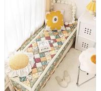 TaLcuS Funny Fuzzy Dog Quilted Sofa Cover,Couch Cover Garden Chic Cotton Protective Couch Cover,Handmade Magic Garden Chic Patio Couch Cover (Color : B, Size : 50 * 50cm)