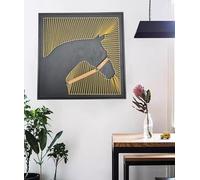 TaLcuS Kit d'art à Cordes for Adultes débutants, Adolescents, Enfants. Kit d'artisanat for Adultes, décorations murales for la Maison, Cadeau Unique, Cadeaux d'anniversaire for Femmes(A5,30 * 30cm)