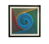 TaLcuS Kit de Bricolage 3D DIY String Art Crafts,d'art Et D'Artisanat À Cordes, Kit d'art De Cordes À Faire Soi-même pour Adultes Et Enfants Fournitures d'art pour Enfants String(A12,40 * 40CM)