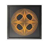 TaLcuS Kit de Bricolage en Corde pour Débutants Maison Décoration Murale Artisanat Kits pour Adultes et Enfants Art Fournitures pour Enfants String Winding Wall Art(with Frame)