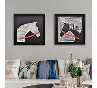 TaLcuS String Art DIY Nautical Wall Art - Arbre de chêne - Artisanat Adulte - Cadeau créatif - Tout Compris - Instructions en français(A+B,Without Dust Cover)