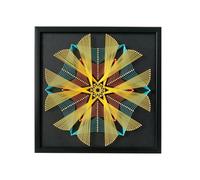 TaLcuS String Art Handmade Decoration,Kits de Bricolage créatifs avec Outils de décoration, Peinture à Ongles, String sans Fermeture éclair, Cadeaux pour Adultes et Enfants(A2,30 * 30CM)