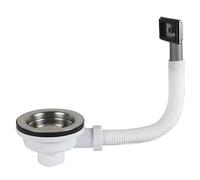 Talea Évier de cuisine 114 mm bol type bonde crépine d'évacuation avec trop-plein xk267GE