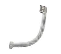 Talea Évier de cuisine avec trop-plein carré avec tuyau