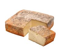 Taleggio fermier AOP - Fromage Italien à Pâte Molle de fabrication artisanale - 1/2 Pièce +/- 1kg - Lait cru de Vache de lombardie - Texture Crémeuse & Croûte Lavée - Saveurs Douces et Fruitées