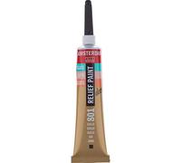 Talens Amsterdam Peinture en relief acrylique pour verre et peinture universelle, tube de 20 ml N° 801 Gold