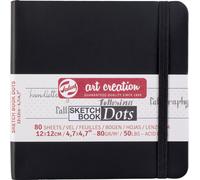 Talens Art Creation 9314404M Skicár 12 x 12 cm 140 g Dot Black