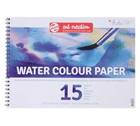 Talens Art Creation Bloc de papier aquarelle - A3 42x29.7cm - 250g - 15 Feuilles - Reliure à anneaux