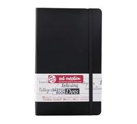Talens Art Creation Carnet de croquis à points - 13x21cm 80 feuilles 80g/m² - Couverture noire avec ruban signet et fermeture élastique