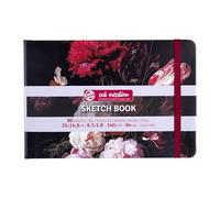 Talens Art Creation- Carnet de croquis Nature morte Fleurs Vase en verre- 21x14.8 cm- 140 gsm- 80 Feuilles- Idéal pour Crayon Pastel Acrylique Gouache