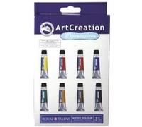 Talens Art Creation - Ensemble de peinture - 8 parties - aquarelle - 8 couleurs - couleurs assorties - transparent - 12 ml Transparent G
