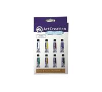 Talens Art Creation - Ensemble de peinture - 8 parties - peinture à l'huile - pâteux - 8 couleurs - couleurs assorties - 12 ml