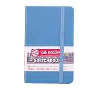 Talens Art Creation Paper - Carnet de croquis bleu lac - 9 x 14 cm - 140 g/m² - 80 feuilles - Idéal pour le dessin et le journal intime