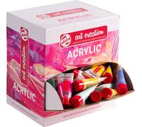 TALENS Art Creation - Peinture acrylique Tac Caribbean 12ml 100pcs Assorti | Distributeur de 100 pièces