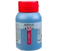 Peinture acrylique - Bleu Grisâtre - 562 - Pot de 750 ml - Talens Art Creation