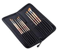Talens Art Creation - Pinselset, 5 Stück in Baumwoll-Organizer - 4X Rund, 2X Katzenzunge, 4X Flach (Polyester)
