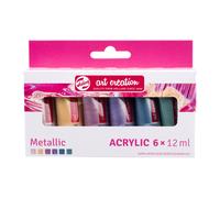 ROYAL TALENS Acrylique Art Creation Metallic Set, 6 x 12 ml